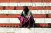 Woman and dog - Varanasi, Uttar Pradesh, India, 1997
